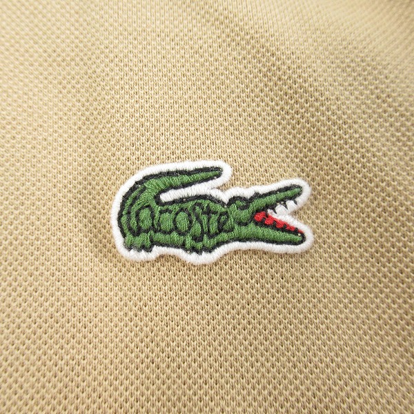 実際に弊社で買取させて頂いたLACOSTE/ラコステ BEAMS別注  半袖ポロシャツ ライトブラウン PH102PL /5の画像 3枚目