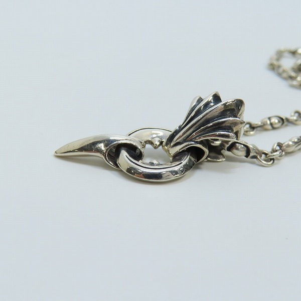 実際に弊社で買取させて頂いたLION HEART/ライオンハート HOWL/ハウル ファングド ネックレス 01NE0061SVの画像 3枚目