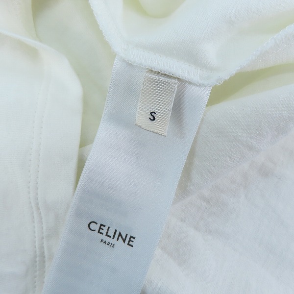 実際に弊社で買取させて頂いたCELINE/セリーヌ ロゴ 半袖 Tシャツ/カットソー 2X681671Q/Sの画像 3枚目