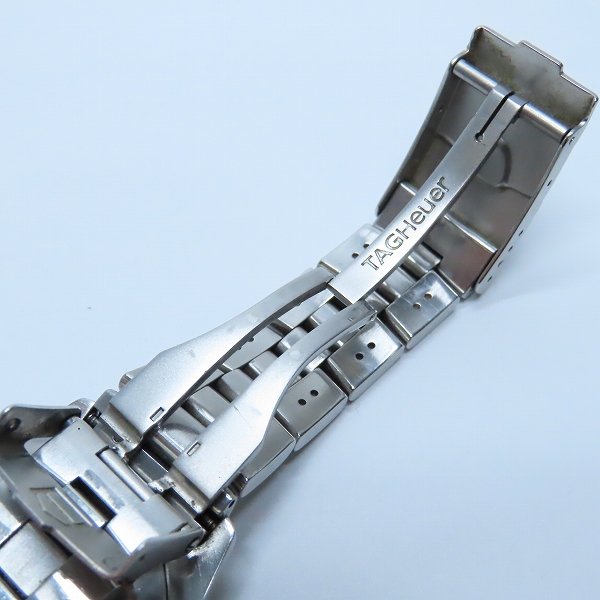 実際に弊社で買取させて頂いた【ジャンク】TAG HEUER/タグホイヤー 2000エクスクルシーブ オートマチック AUTOMATIC 200M 黒文字盤 腕時計 WN2111 の画像 3枚目