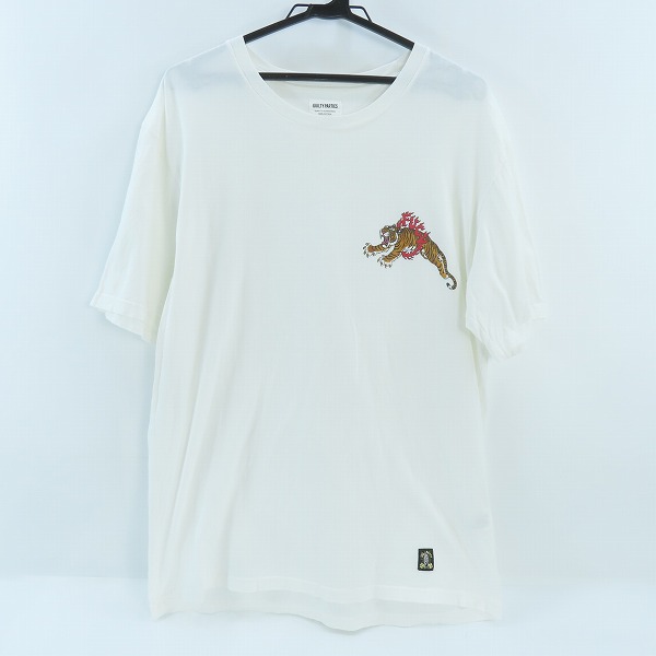実際に弊社で買取させて頂いたWACKO MARIA/ワコマリア GUILTY PARTIES 虎/タイガー 半袖 Tシャツ/XL