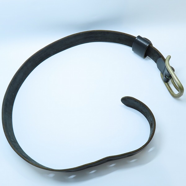 実際に弊社で買取させて頂いたMartin Margiela/マルタンマルジェラ 初期 アーティザナルライン レザーベルト/Sの画像 8枚目