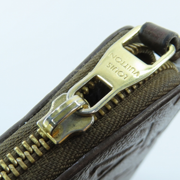 実際に弊社で買取させて頂いたLOUIS VUITTON/ルイヴィトン モノグラムアンプラント ジッピーウォレット ラウンドファスナー/長財布 M60548の画像 6枚目