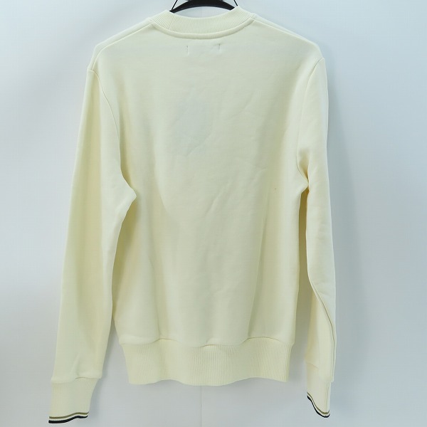 実際に弊社で買取させて頂いた【未使用】FRED PERRY/フレッドペリー 24AW CREW NECK SWEAT SHIRTS/クルーネック スウェット/トレーナー M7535/Sの画像 1枚目