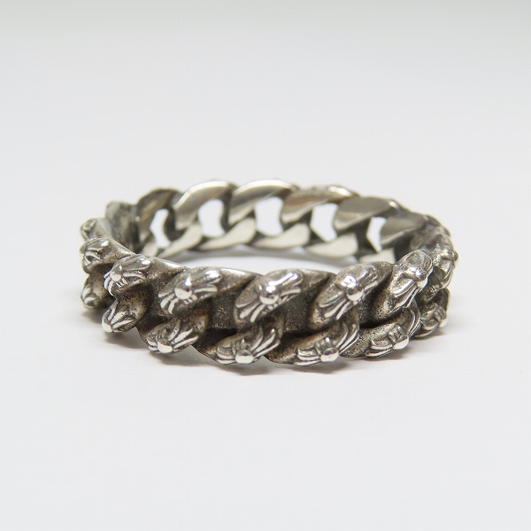実際に弊社で買取させて頂いたCHROME HEARTS/クロムハーツ XTRA FANCY RING SML エクストラファンシーリングスモール 21.5号の画像 1枚目