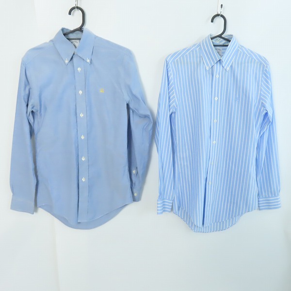 実際に弊社で買取させて頂いたBrooks brothers/ブルックスブラザーズ ストライプ ボタンダウンシャツ /XS 2点セット