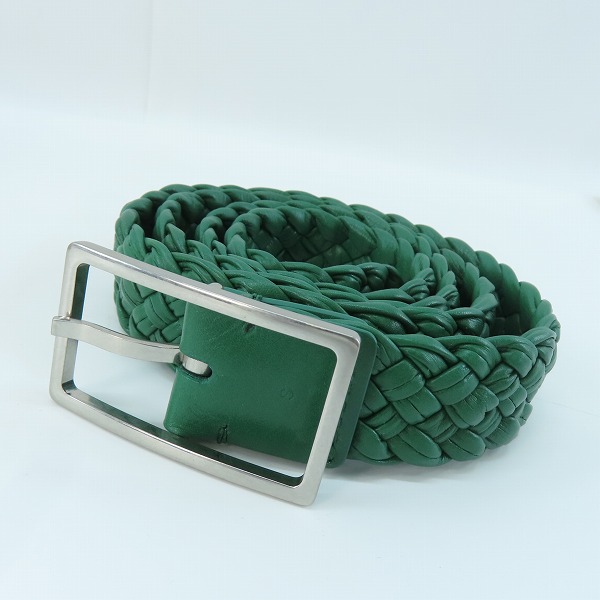 実際に弊社で買取させて頂いたBOTTEGA VENETA/ボッテガヴェネタ イントレチャート レザーベルト 652912 vcq71/S