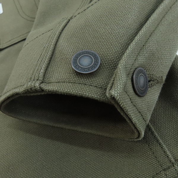 実際に弊社で買取させて頂いたDESCENDANT/ディセンダント 20AW MFG CHORE JACKET OLIVE DRAB コットンチョアジャケット/1の画像 6枚目