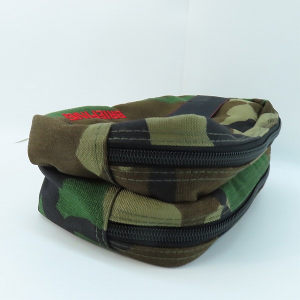 実際に弊社で買取させて頂いたBRIEFING/ブリーフィング ゴルフ DOUBLE ZIP POUCH-3/ダブルジップ ポーチ マルチポーチ BRG191A09の画像 2枚目