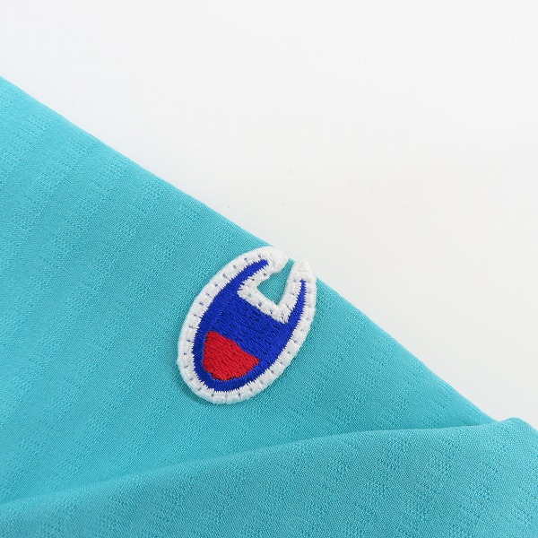 実際に弊社で買取させて頂いた【未使用】Champion/チャンピオン ウィンドブレーカー ジップジャケット エメラルド C3-SSC11/XLの画像 4枚目