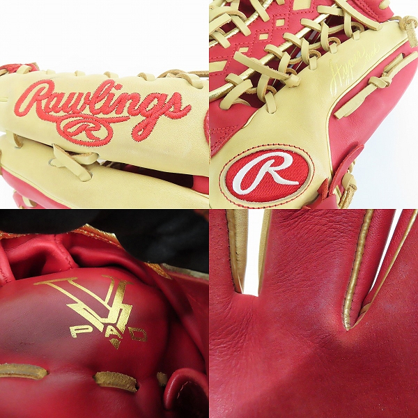 実際に弊社で買取させて頂いたRawlings/ローリングス HYPER TECH COLOR SYNC 一般軟式 外野手 右投げ用 GR4HTCY719の画像 9枚目
