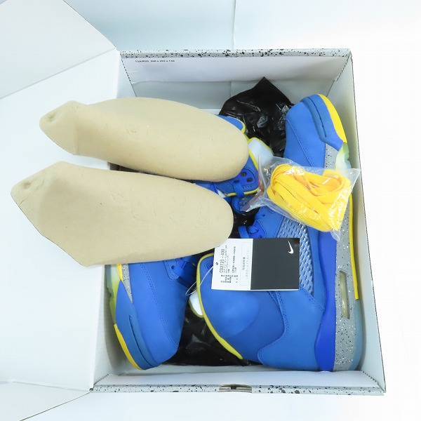 実際に弊社で買取させて頂いたNIKE/ナイキ AIR JORDAN 5 LANEY JSP/エアジョーダン5 レイニー CD2720-400/30の画像 8枚目