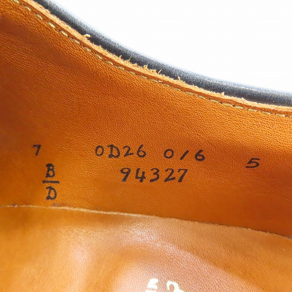 実際に弊社で買取させて頂いたALDEN/オールデンクロムエクセルクリッパーオックスフォード 94327/7の画像 5枚目