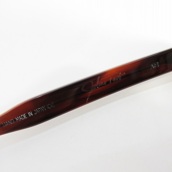 実際に弊社で買取させて頂いたJULIUS TART OPTICAL/ジュリアスタートオプティカル メガネフレーム PL-001Mの画像 5枚目