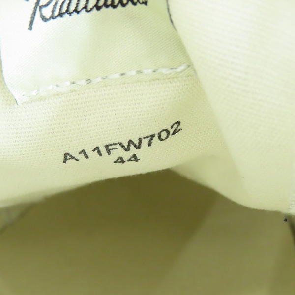 実際に弊社で買取させて頂いたMaison MIHARA YASUHIRO/メゾンミハラヤスヒロ ピーターソン/ローカットスニーカー A11FW702/44の画像 5枚目