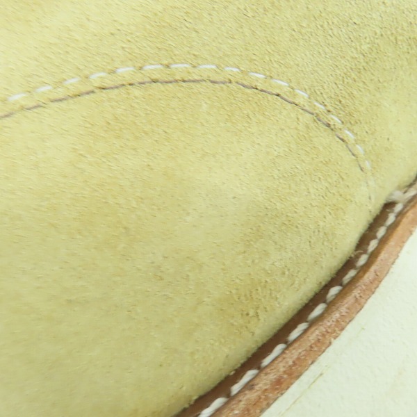 実際に弊社で買取させて頂いたRED WING/レッドウィング ワークブーツ スエード レースアップ 8833/8.5Dの画像 6枚目