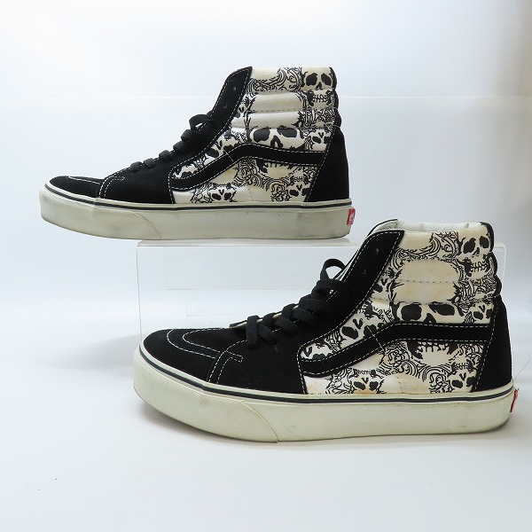 実際に弊社で買取させて頂いたVANS/バンズ SK8-HI/スケートハイ スカル ハイカットスニーカー TB40/8.5の画像 3枚目