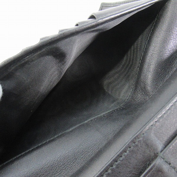 実際に弊社で買取させて頂いたGUCCI/グッチ グッチシマ 長財布 ブラック 32210-534041の画像 6枚目