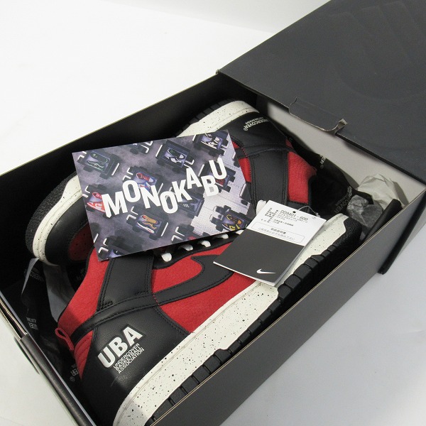 実際に弊社で買取させて頂いた【未使用】NIKE×UNDERCOVER/ナイキ×アンダーカバー DUNK HIGH UBA/ダンクハイ DD9401-600/27.0の画像 7枚目