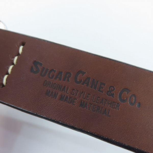 実際に弊社で買取させて頂いた(1)【未使用】SUGAR CANE/シュガーケーン レザーベルト/SCO-2320/ブラウン/40の画像 3枚目
