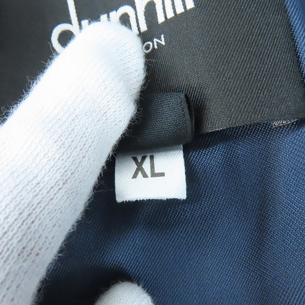 実際に弊社で買取させて頂いたdunhill london/ダンヒル ロンドン ラムレザー ジップアップブルゾン RN149617/CA5283/XLの画像 3枚目