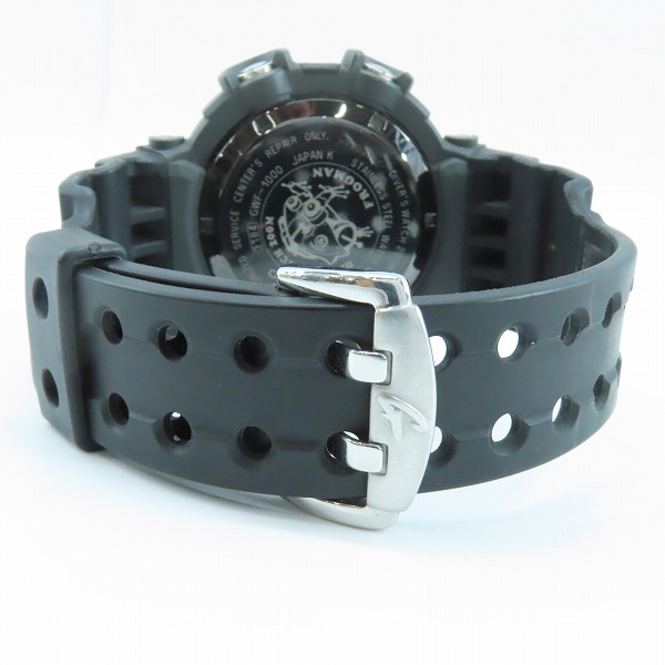 実際に弊社で買取させて頂いたG-SHOCK/Gショック FROGMAN/フロッグマン Master of G/マスターオブG ソーラー電波時計 GWF-1000-1JFの画像 2枚目