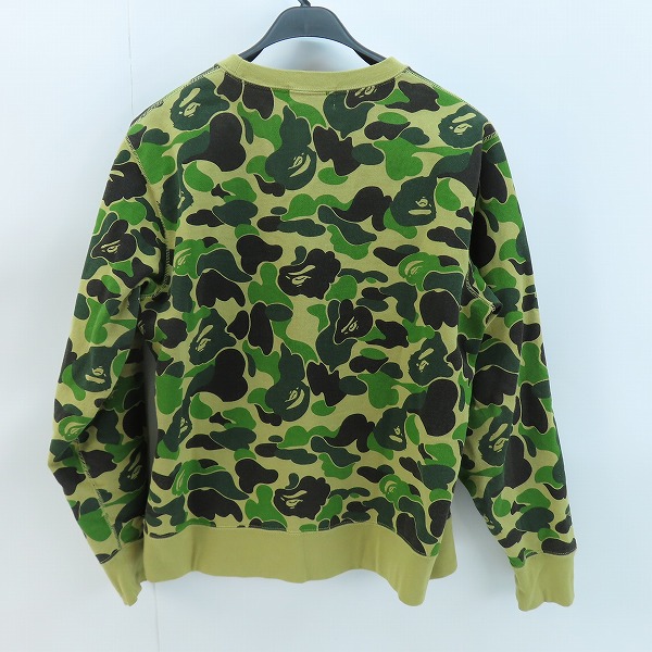 実際に弊社で買取させて頂いたA BATHING APE/アベイジングエイプ スウェット/トレーナー カモフラ 001SWK801008M/Lの画像 1枚目
