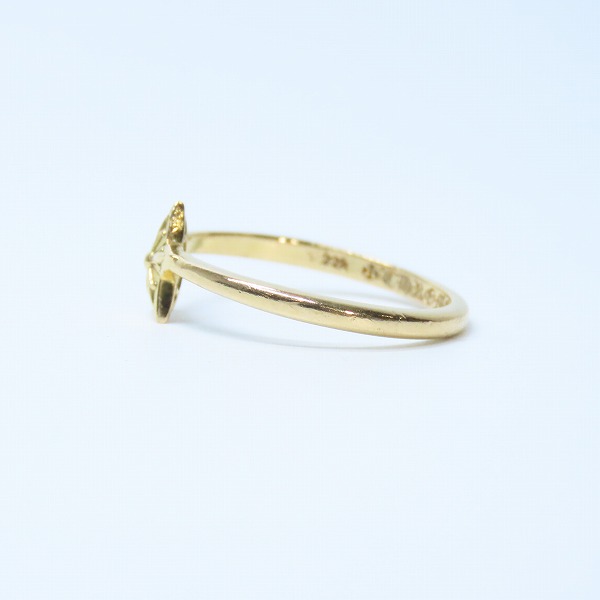 実際に弊社で買取させて頂いたCHROME HEARTS/クロムハーツ 22K BUBBLEGUM BBBLGM STAR バブルガム スター リング 12号の画像 2枚目