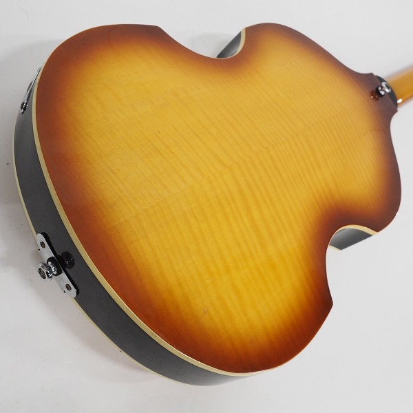 実際に弊社で買取させて頂いた★Epiphone/エピフォン Viola-Bass バイオリンベースType 4弦エレキベース ソフトケース付の画像 7枚目