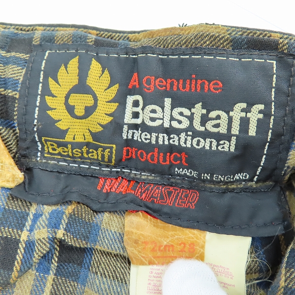実際に弊社で買取させて頂いた【難あり】Belstaff/ベルスタッフ ヴィンテージ トライアルマスター ロングパンツ 28の画像 3枚目