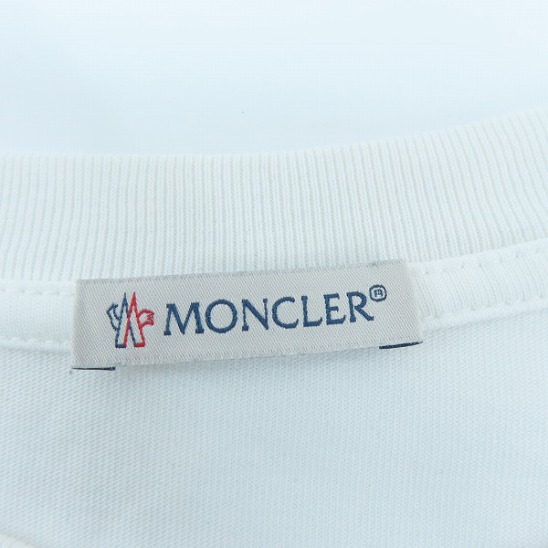 実際に弊社で買取させて頂いた【JPタグ】MONCLER/モンクレール 胸ロゴ 半袖Tシャツ/カットソー J20918C00021 8390T/Sの画像 2枚目