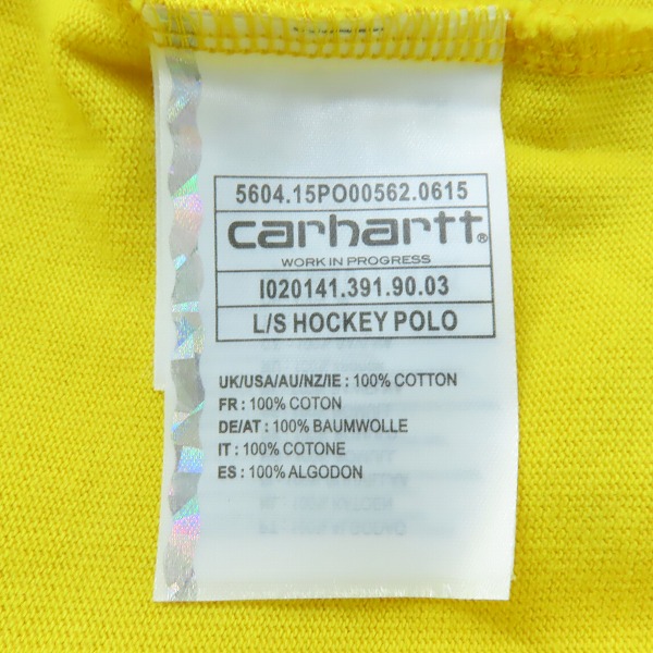 実際に弊社で買取させて頂いたCarhartt/カーハート 長袖ポロシャツ/Lの画像 3枚目