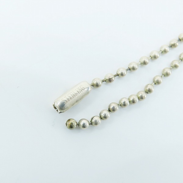 実際に弊社で買取させて頂いたCHROME HEARTS/クロムハーツ Raised Cemetery NYC/レイズドセメタリー ドッグタグ スモールの画像 5枚目