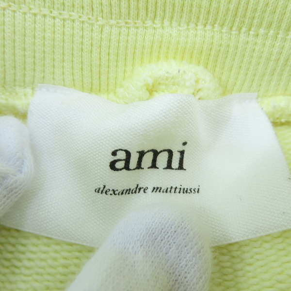 実際に弊社で買取させて頂いたami alexandre mattiussi/アミ アレクサンドルマテュッシ ハートロゴ刺繍/ショートパンツ E22HSO602.747/XLの画像 3枚目