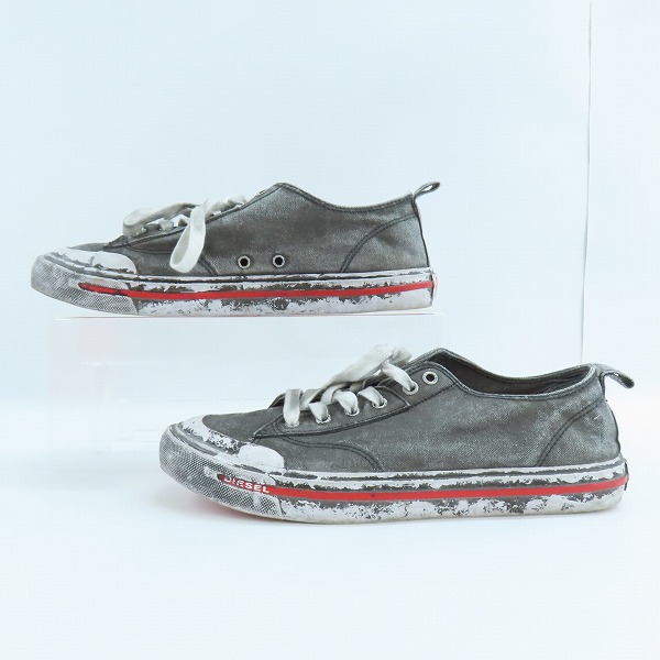 実際に弊社で買取させて頂いたDIESEL/ディーゼル S-ATHOS LOW ローカットスニーカー Y02882 P4751 T8163/27の画像 3枚目