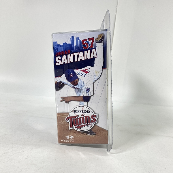 実際に弊社で買取させて頂いた【未開封】McFARLANE TOYS/マクファーレントイズ ミネソタ・ツインズ #57 JOHAN SANTANA フィギュアの画像 1枚目