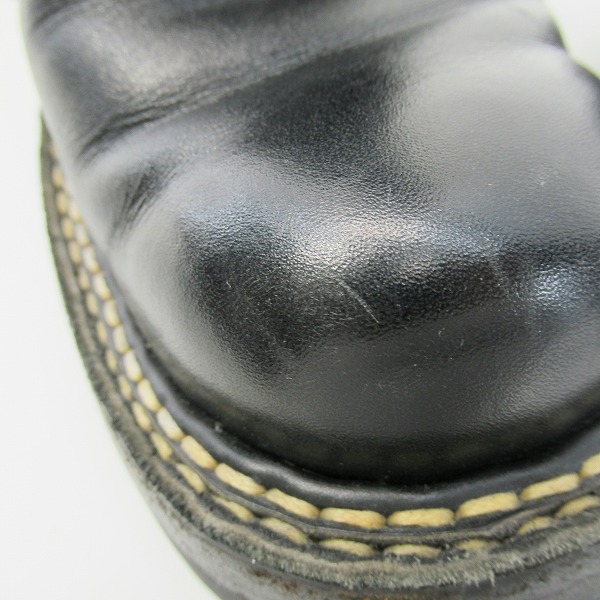 実際に弊社で買取させて頂いたWHITES BOOTS/ホワイツブーツ レース アップブーツ ロングブーツ ブラックの画像 8枚目