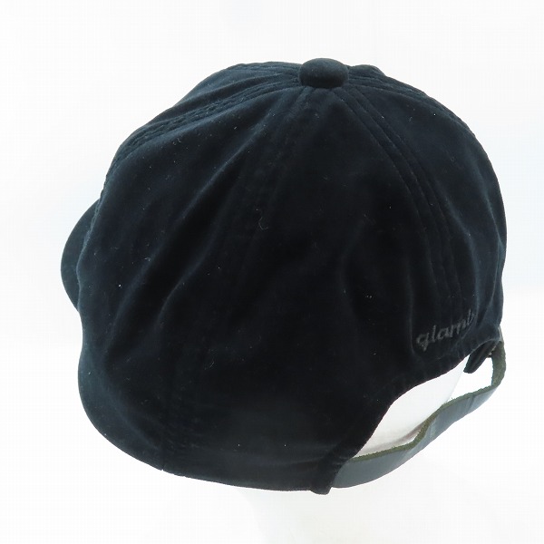 実際に弊社で買取させて頂いたglamb/グラム Gypsylust刺繍 スエード ロゴ キャップの画像 2枚目