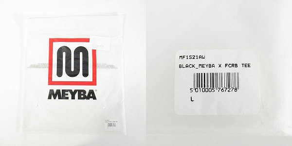 実際に弊社で買取させて頂いたF.C.Real Bristo/レアルブリストル F.C.R.B.  BLACK_MEYBA×FCRB TEE 半袖Tシャツ MF1S21AW/Lの画像 9枚目