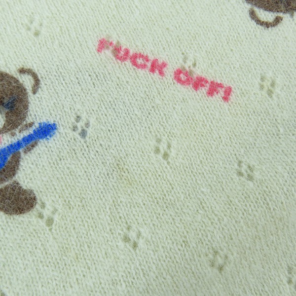 実際に弊社で買取させて頂いた(2)GRUNGE POPS HYSTERICS/ヒステリックグラマー ウール アンゴラ混 ニットセーター 2NS-2020/Fの画像 5枚目