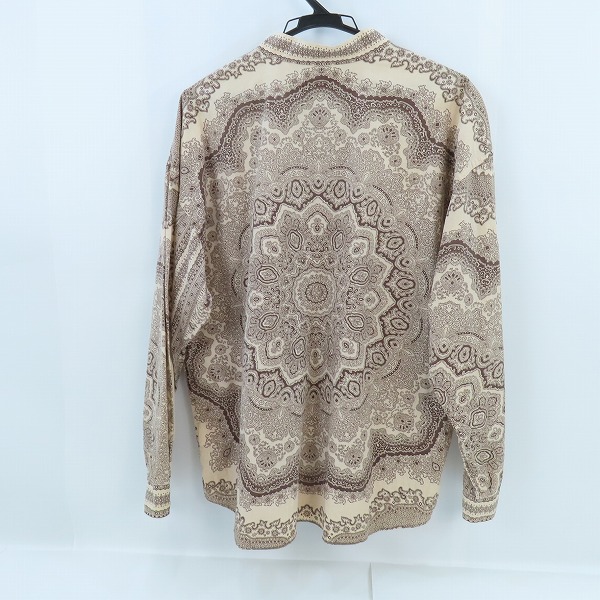 実際に弊社で買取させて頂いたTENDERLOIN/テンダーロイン ペイズリー 長袖 スタンドカラーシャツ/Mの画像 1枚目