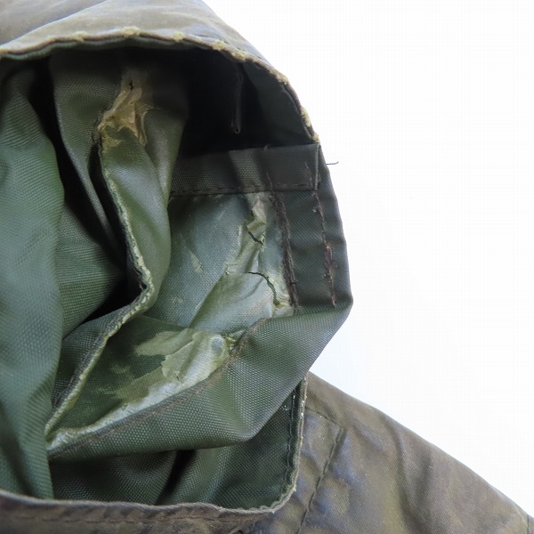 実際に弊社で買取させて頂いたBARBOUR/バブアー 90s BEAUFORT JACKET ビューフォート オイルドジャケット/C40/102CMの画像 8枚目