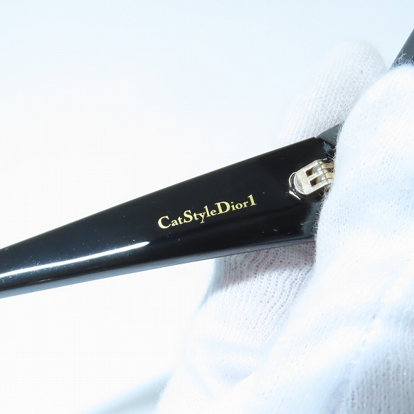実際に弊社で買取させて頂いたChristian Dior/クリスチャンディオール Cat Style Dior1 アイウエア/サングラス 8072Kの画像 6枚目