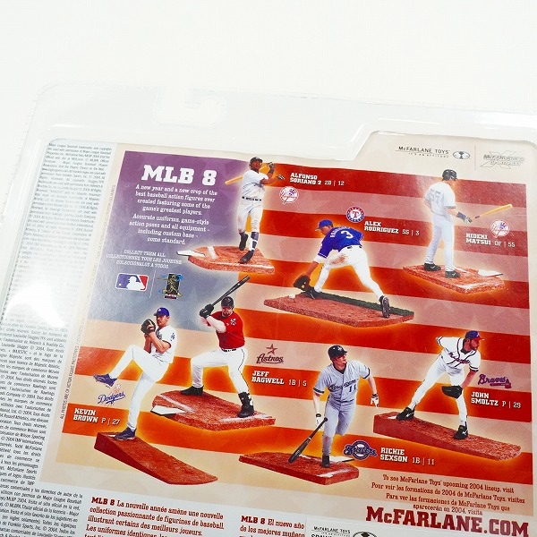 実際に弊社で買取させて頂いた【未開封】McFARLANE/マクファーレン アトランタ・ブレーブス #29 JOHN SMOLTZ ジョン・スモルツ 白 フィギュアの画像 6枚目