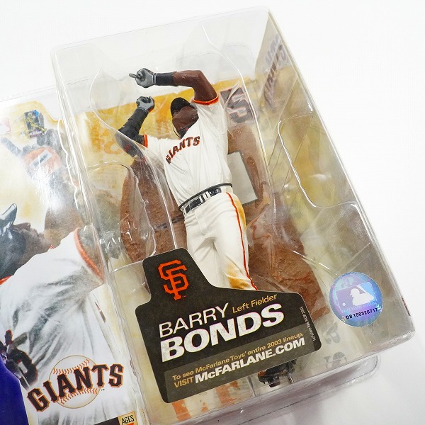 実際に弊社で買取させて頂いた【未開封】McFARLANE/マクファーレン サンフランシスコ・ジャイアンツ #25 BARRY BONDS バリー・ボンズ フィギュアの画像 3枚目