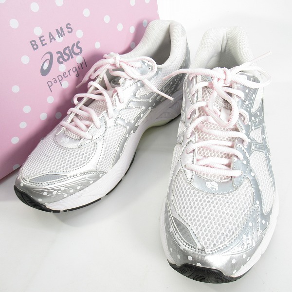 実際に弊社で買取させて頂いたasics×BEAMS×Papergirl/アシックス×ビームス×ペーパーガール GT-2160 ローカットスニーカー 1203A427-100/28.5