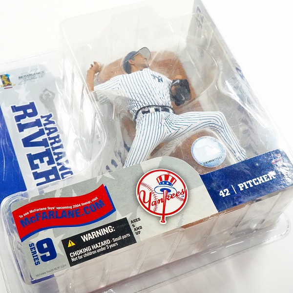 実際に弊社で買取させて頂いた【未開封】McFARLANE/マクファーレン ニューヨーク・ヤンキース #42 MARIANO RIVERA マリアノ・リベラ フィギュアの画像 3枚目