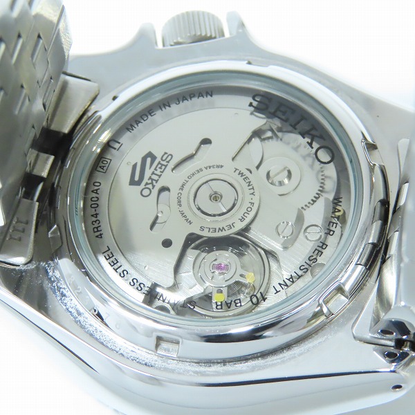 実際に弊社で買取させて頂いた【保証期間内】SEIKO/セイコー 5 SPORTS/5スポーツ AUTOMATIC 腕時計 SSK017JT/4R34-00A0の画像 4枚目