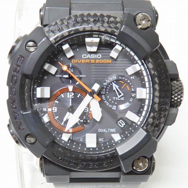 実際に弊社で買取させて頂いたG-SHOCK/Gショック FROGMAN/フロッグマン Bluetooth ソーラー電波時計 GWF-A1000XC-1AJFの画像 1枚目