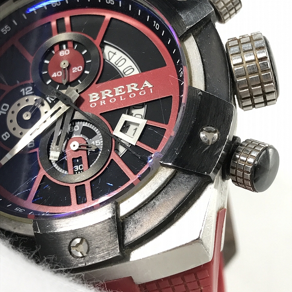 実際に弊社で買取させて頂いた【難有り】BRERA OROLOGI/ブレラオロロジ クォーツ 腕時計 AE01の画像 7枚目
